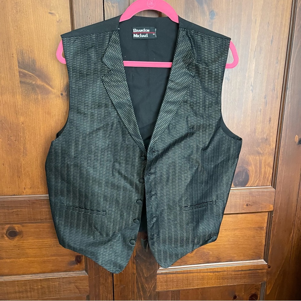 Michael Brandon Black Vest